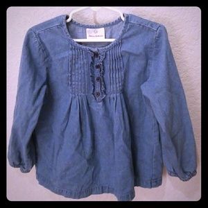 Hanna Andersson chambray shirt dress